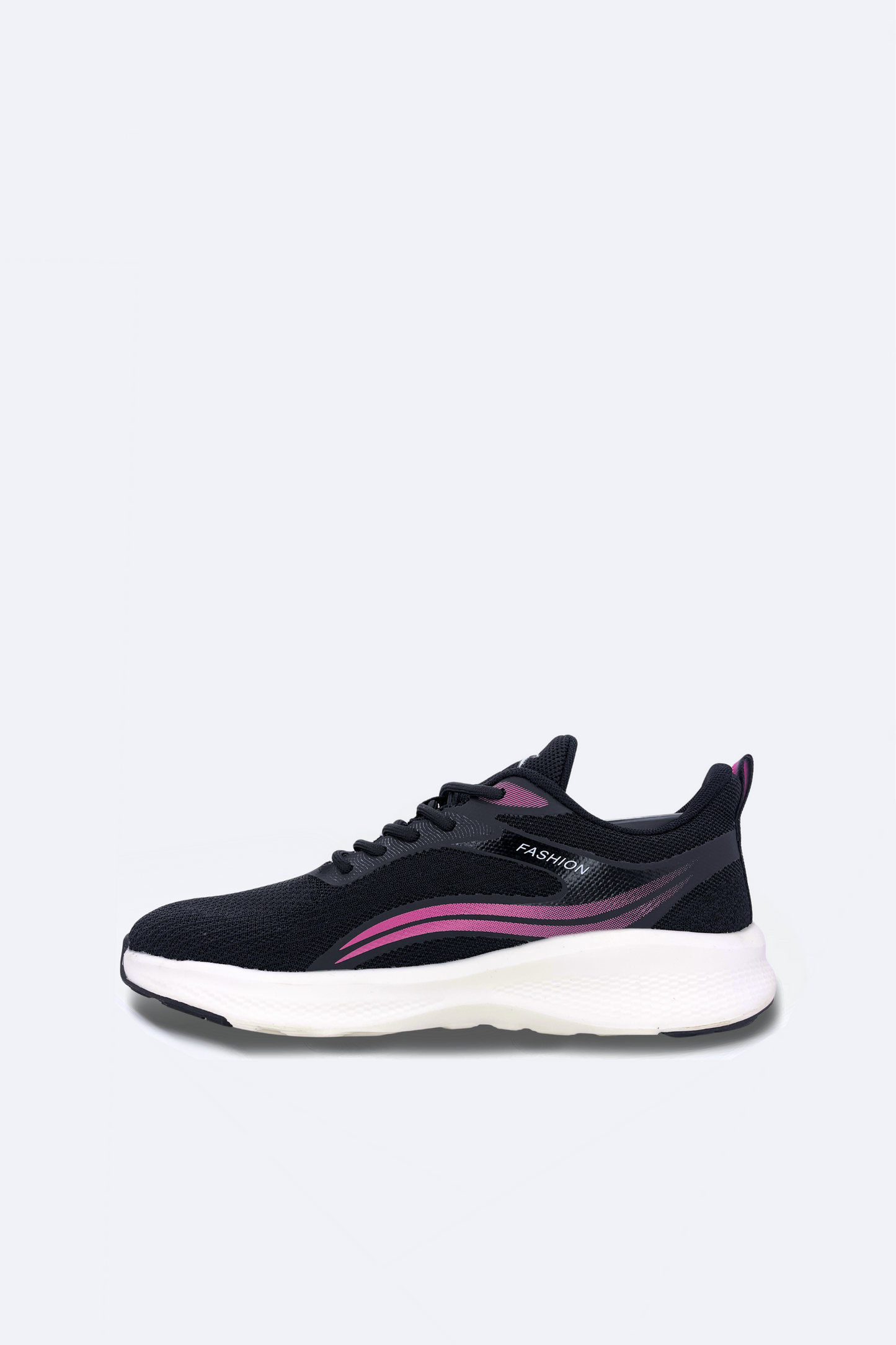 ZAPATILLA PARA CORRER NEGRO Y ROSA 302